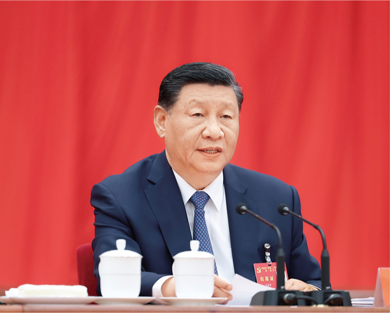 　　中國共產(chǎn)黨第二十屆中央委員會第三次全體會議，于2024年7月15日至18日在北京舉行。中央委員會總書記習(xí)近平作重要講話。 新華社記者 鞠鵬/攝